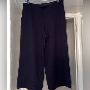 COS Merino Wool Wide Leg Cropped Pants